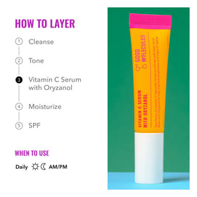 Good Molecules application on hand and lower cheek, demonstrates easy layering