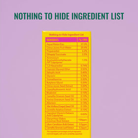 Good Molecules label showing ingredient highlights like salicylic acid and yuzu extract for clarity