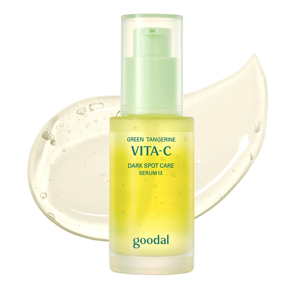 GOODAL front bottle of Vitamin C Brightening Serum showing clean design and usability benefit