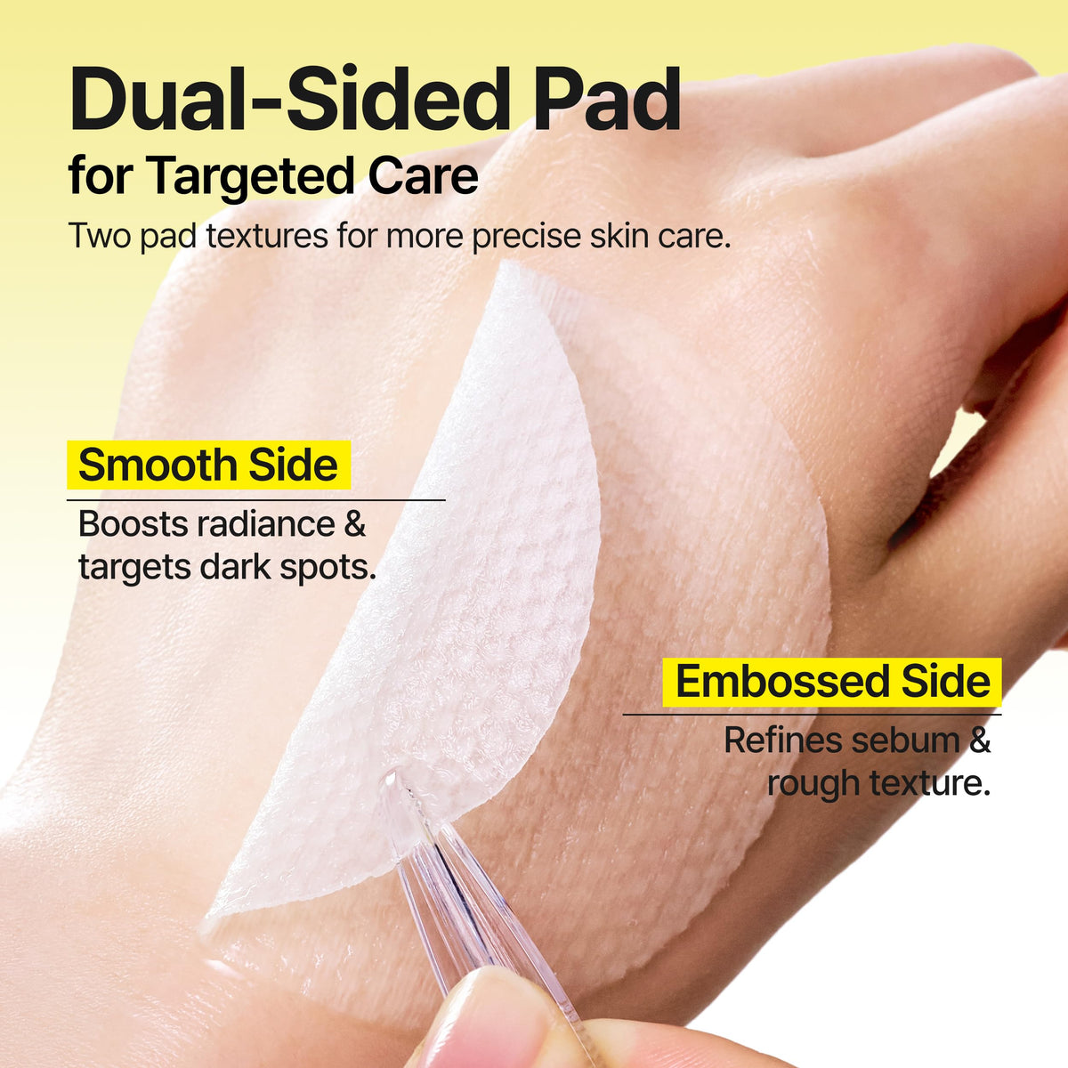 GOODAL soaked pad saturated with serum for easy application benefit