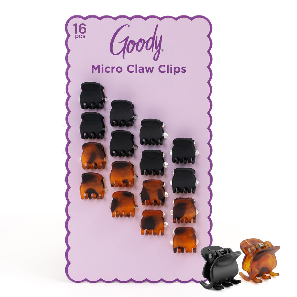 Goody mini claw front packaging showing count and colors for easy gifting