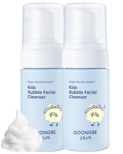 GOONGBE front packaging showing kid-friendly bubble cleanser for gentle cleansing