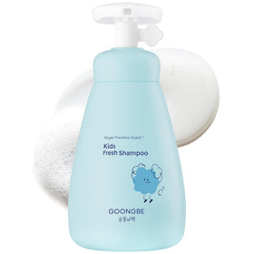 GOONGBE front bottle showing kid-friendly design and quick cleanse benefit