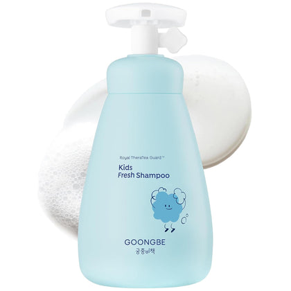 GOONGBE front bottle showing kid-friendly design and quick cleanse benefit