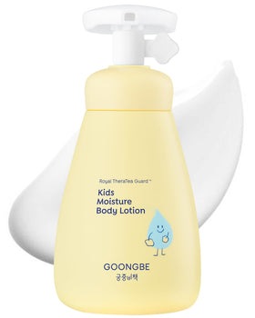 GOONGBE bottle front packaging showing child-friendly design and easy dispensing