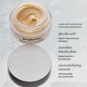goop marshmallow-like whipped texture in a jar, demonstrating easy spreadability benefit