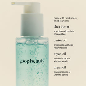 goop Daily Detox foam in hand demonstrating dense lather and effective makeup removal