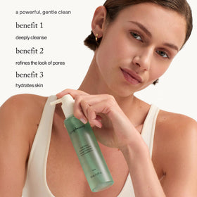 goop Daily Detox gel texture close-up highlighting silky consistency and easy application