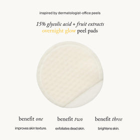 goop close-up of dual-textured pad showing exfoliating edge and gentle side for application