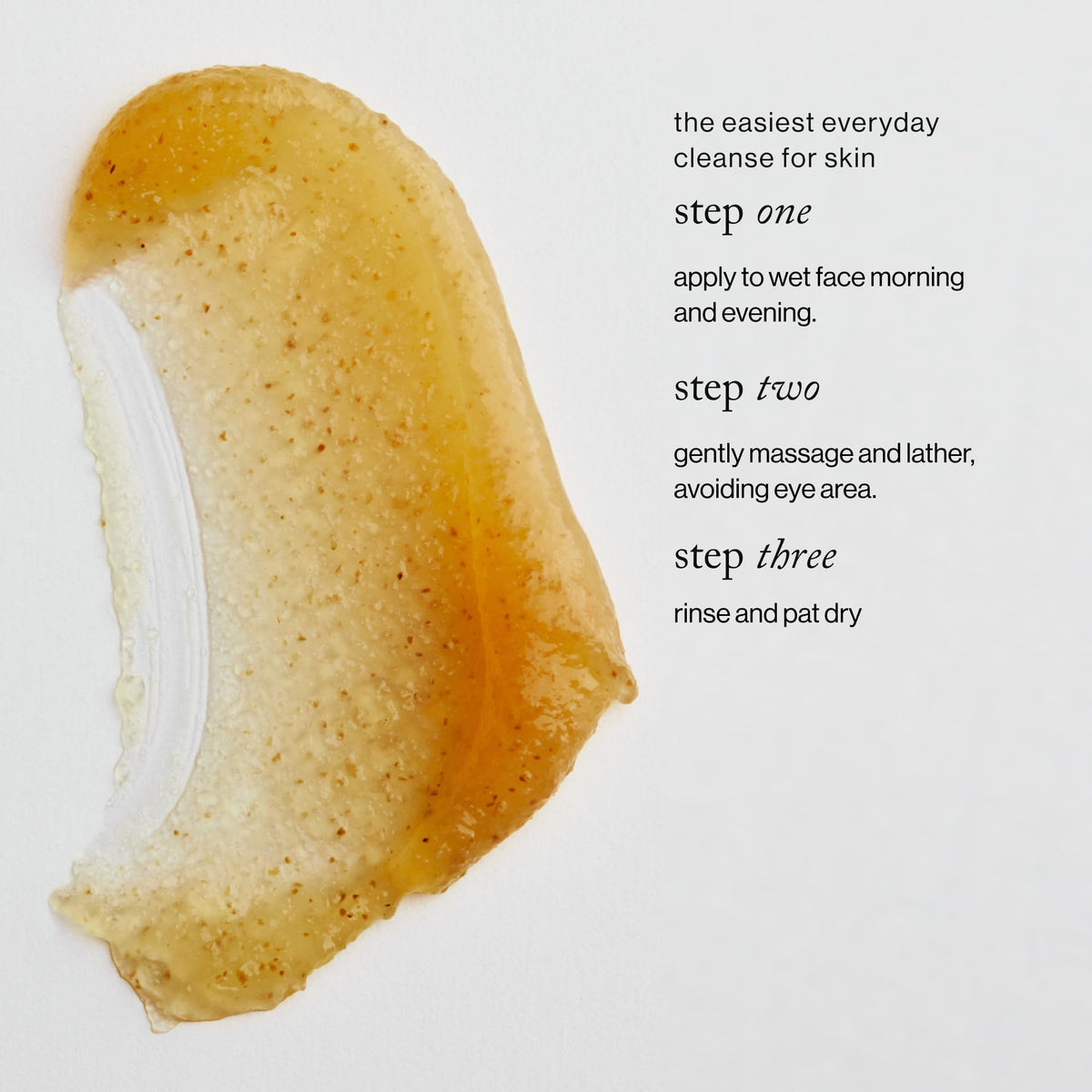 goop cleanser dispensed on hand demonstrating easy application