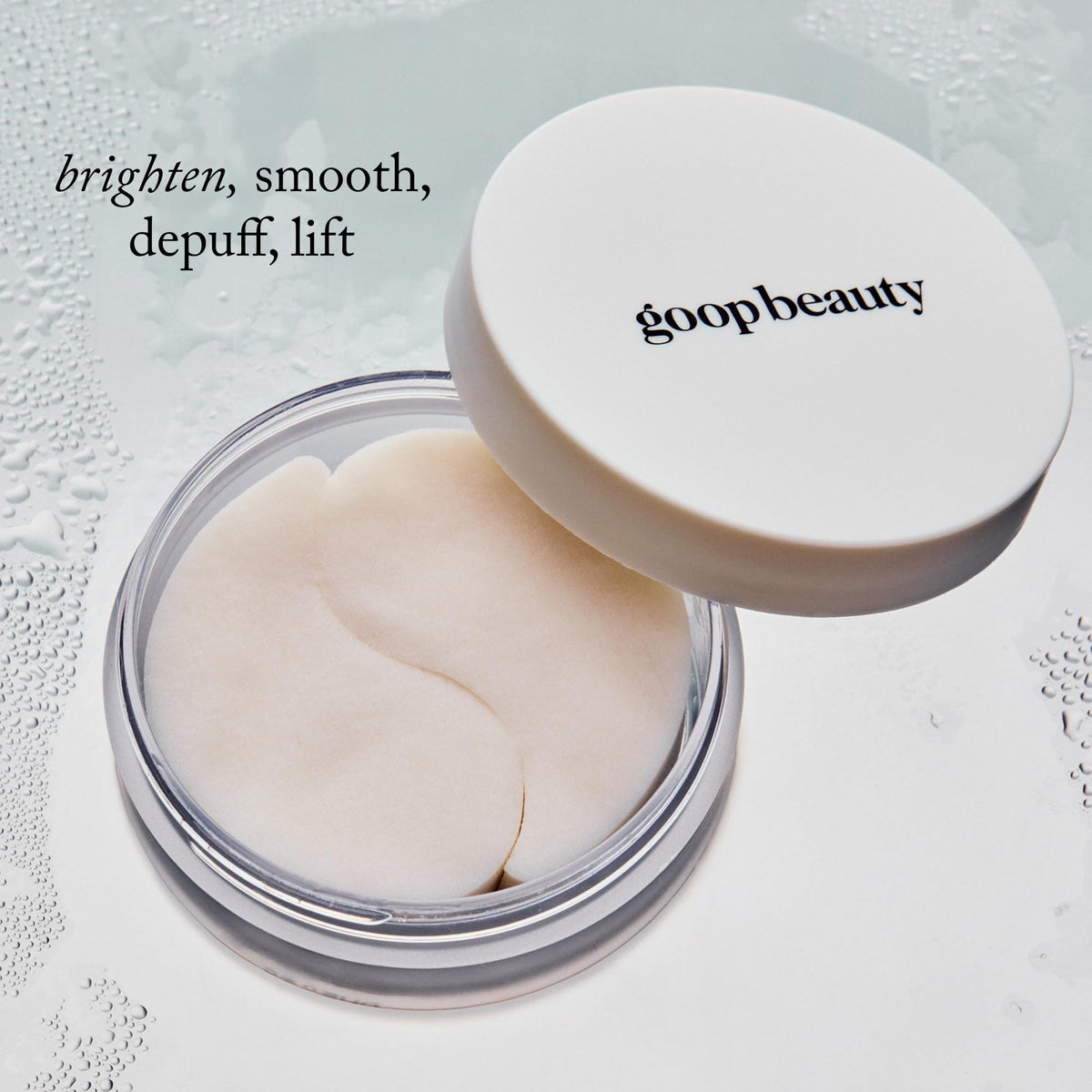 goop patch held in hand for scale showing convenient single-use benefit