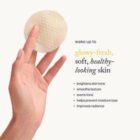 goop ingredient label with fruit extracts display indicating natural exfoliant support