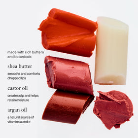 goop balm applied on lips to show smooth coverage and immediate softening effect