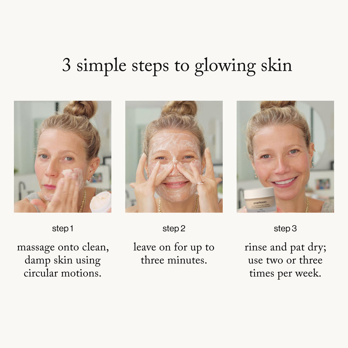 goop mini microderm in hand showing size and convenient travel benefit