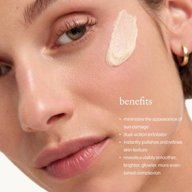 goop mini microderm open tube dispensing cream for quick application