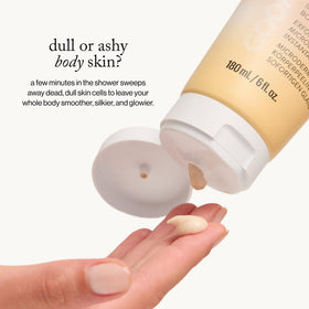 goop packaging label detail showcasing ingredients and inspired-by-microdermabrasion claim