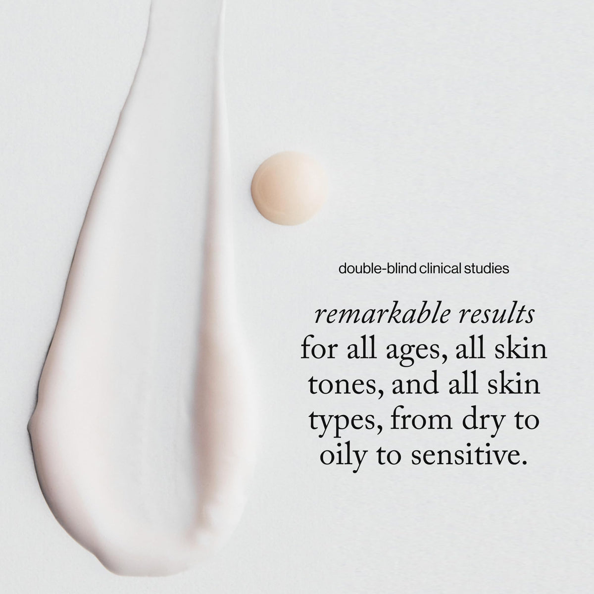 goop serum held in hand to show true 1 fl oz scale and portability