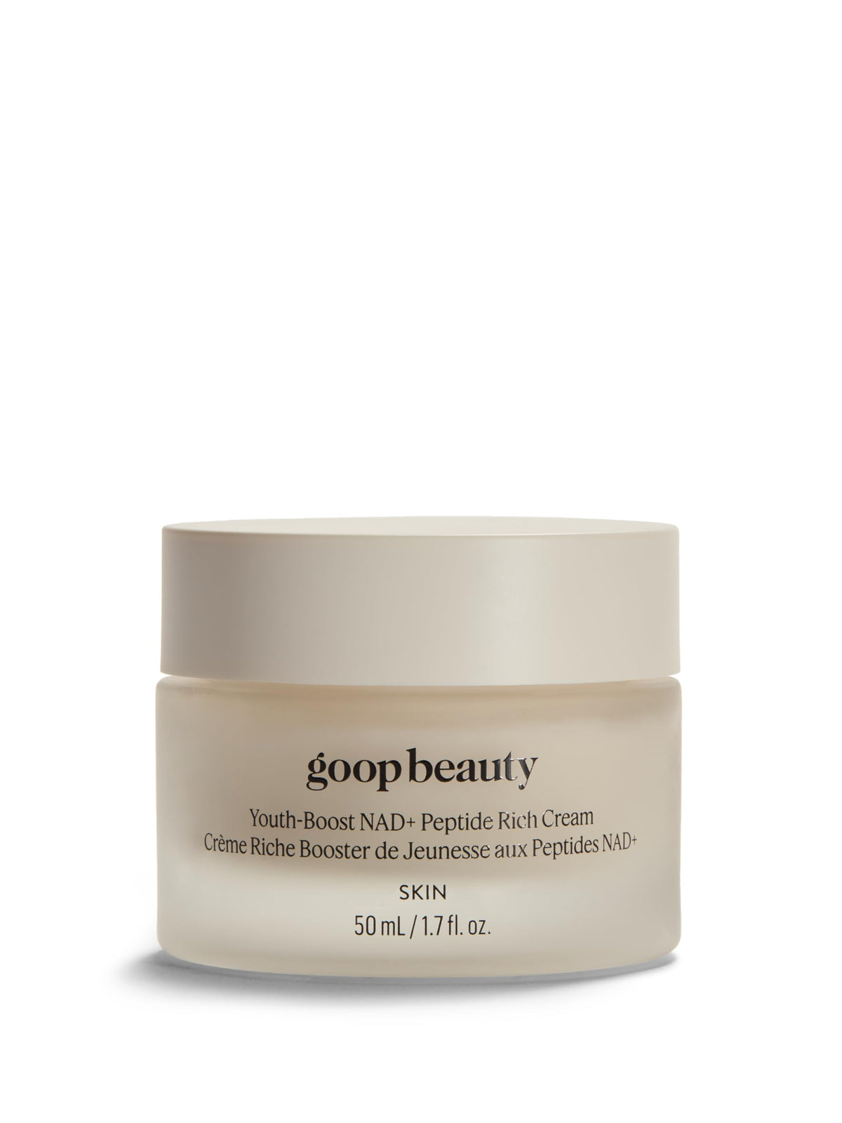 goop jar front packaging showing product design and premium appearance