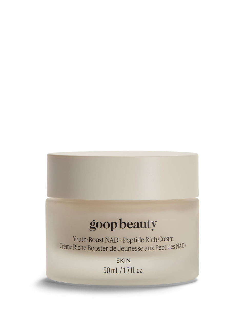 goop jar front packaging showing product design and premium appearance