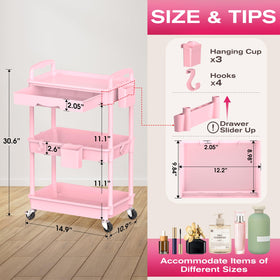 Goovilla top surface staged with perfume and moisturizer illustrating quick-access benefit