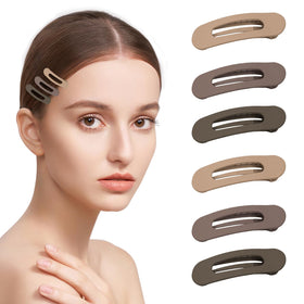 GOOWEAYY front packaging showing six matte hair clips and benefits