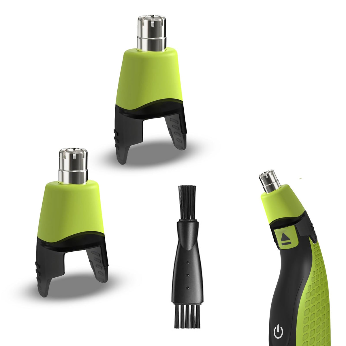 GORLENT front view of replacement nose trimmer heads showcasing fit and value