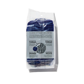 GOSHI close-up of dual-thread weave showing textured exfoliating and lather fibers