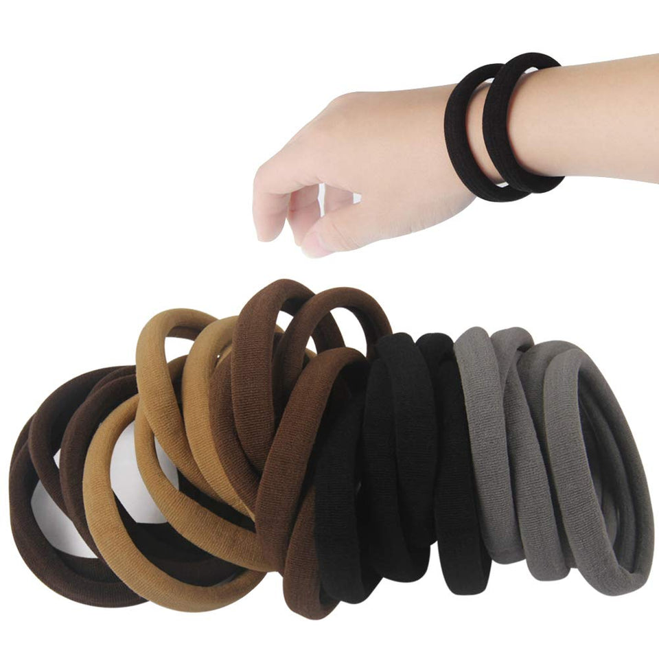 GOSICUKA front pack of 20 hair ties showing color variety and quantity benefit