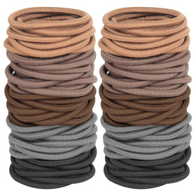 GOSICUKA front pack showing 120 neutral hair elastics and convenience
