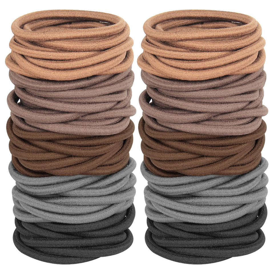 GOSICUKA front pack showing 120 neutral hair elastics and convenience