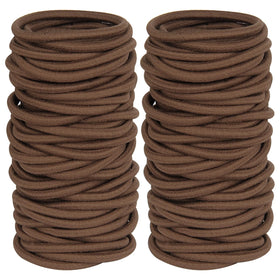 GOSICUKA front packaging showing 120 brown hair ties and value pack benefit