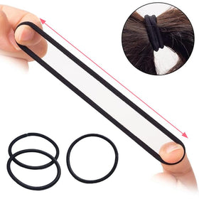 GOSICUKA hair tie held in hand showing stretch and durable scale