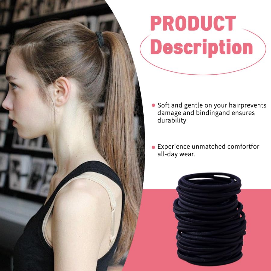 GOSICUKA hair tie securing a high ponytail for secure all-day hold