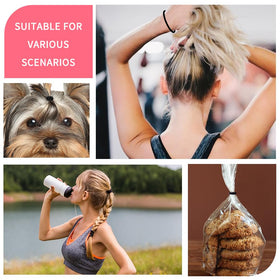 GOSICUKA hair ties in a small pouch for easy travel and backup access