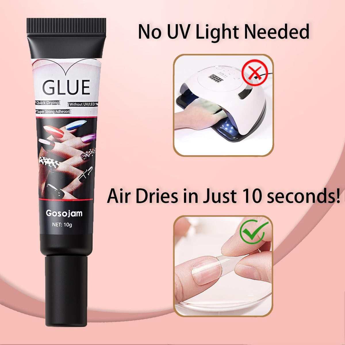Gosojam tube close-up showing semi-solid gel texture for precise control