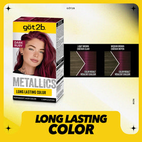got2b after-treatment bottle label for conditioned shiny results