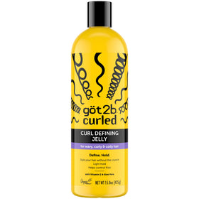 Got2B Curled front packaging showing product and size, communicates bold curl control