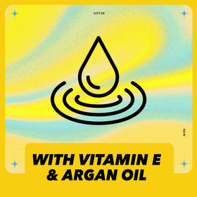 got2b ingredient label listing aloe vera vitamin E and argan oil