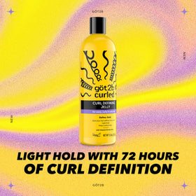 Got2B Curled gel texture close-up displaying clear jelly and moisturizing consistency