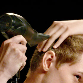 outdoor casual hairstyle using got2b clay showing everyday low-shine hold