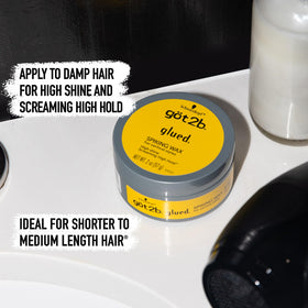 close-up of hair tips styled with got2b showing lifted texture and separation