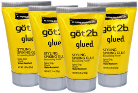 got2b glued front packaging shows four tubes and product branding with durable hold