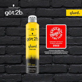 got2b Glued dual nozzle close-up highlighting adjustable 2-in-1 spray control