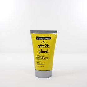 got2b glued tube close-up texture showing glue consistency for precise styling