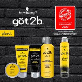 Got2B Glued two‑pack displayed on shelf for easy refills and frequent styling needs