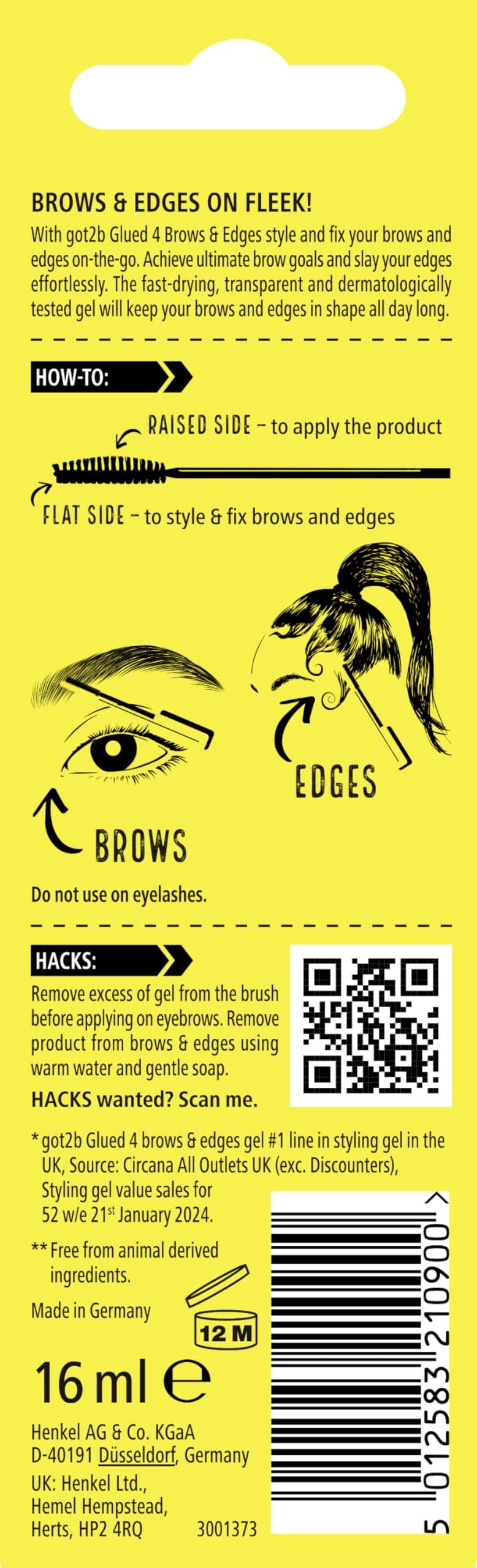got2b dual-sided fibre brush close-up for precise styling benefit