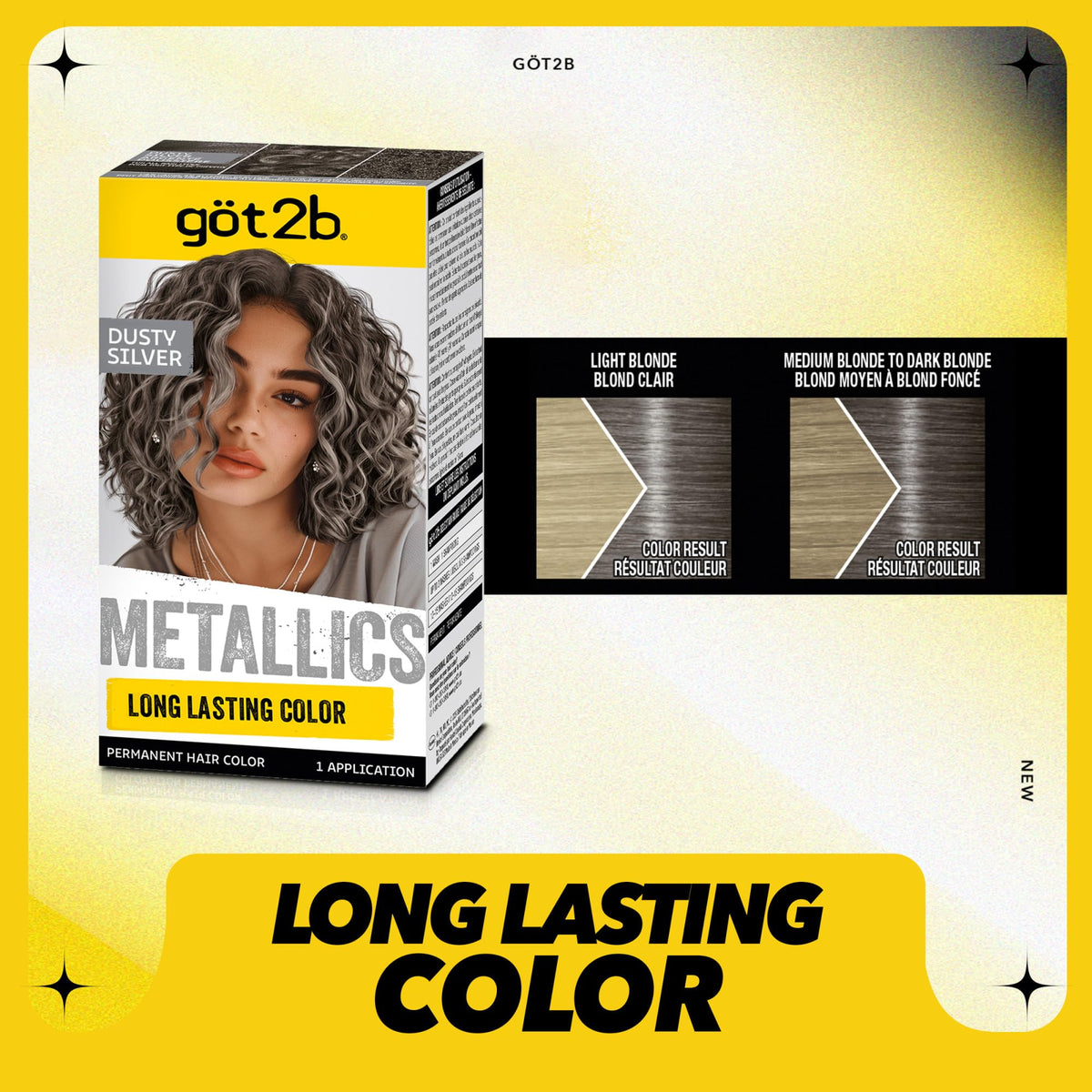 Got2B after-treatment tube to lock in metallic shine and smoothness