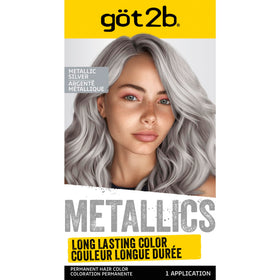 Got2b packaging front view showing M71 Metallics Silver kit and bold branding for clear selection