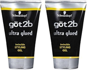 Got2B Ultra Glued front packaging showing two 1.25oz tubes for portable hold