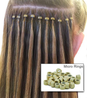 GOTDYA beads clamped on hair demonstrating secure hold and low visibility